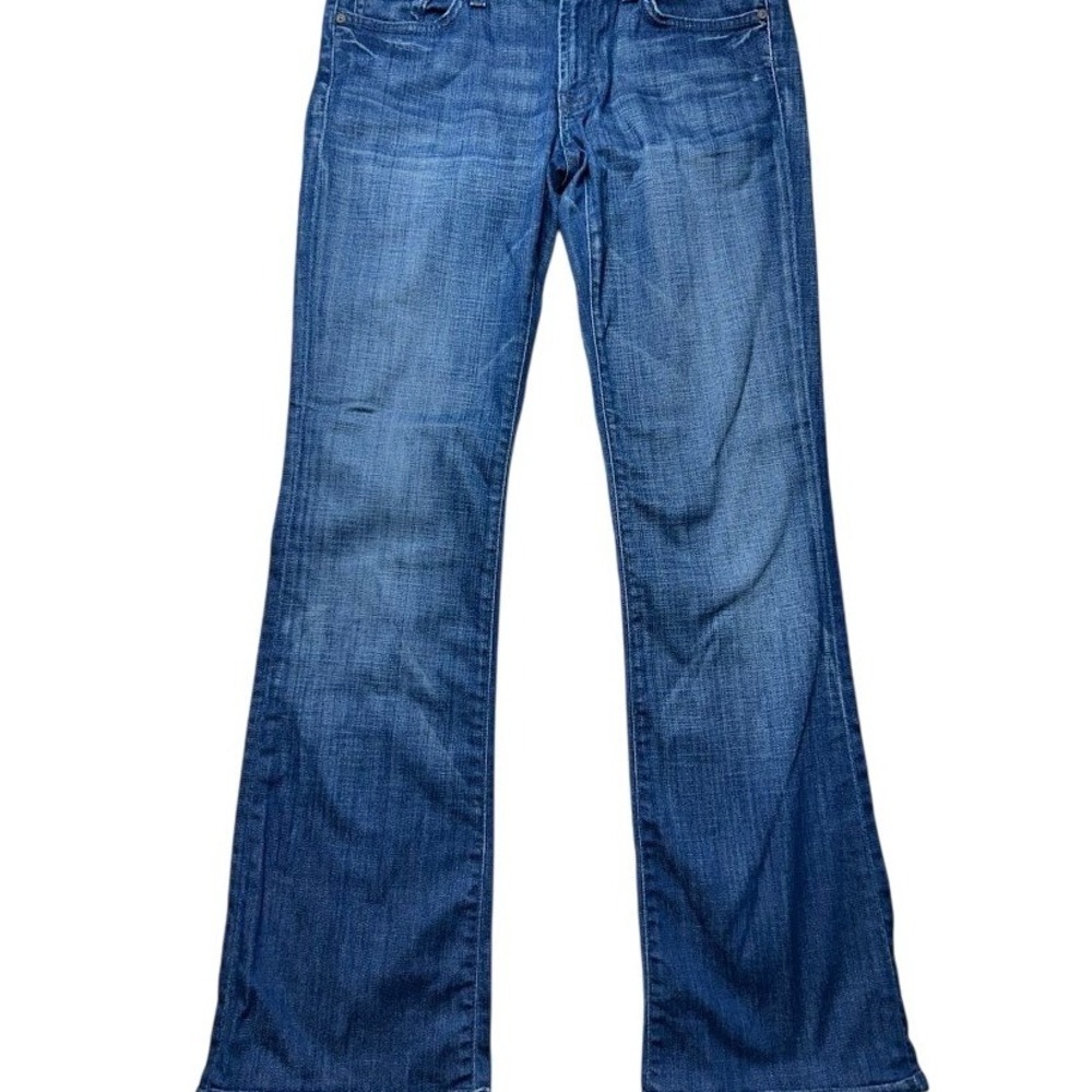 7 For All Mankind Bootcut Jeans Womens 28‎ Medium Wash Blue U075P461S-461S